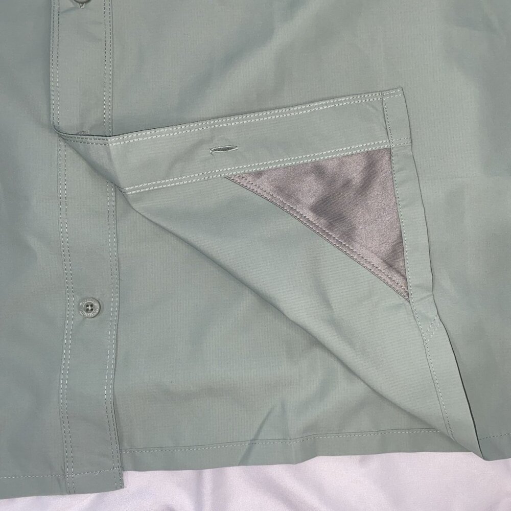 Ducks‎ Unlimited Button Up Vented Fishing Shirt Mens XL Outdoor Hiking Green - Picture 8 of 10